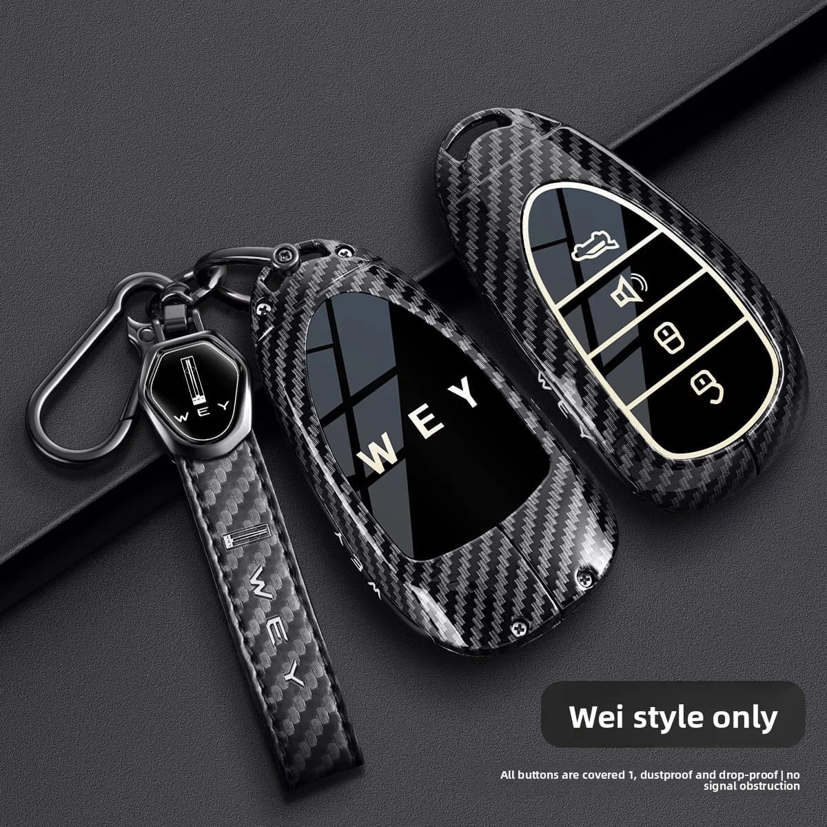Suitable for Wei brand keycase, High Mountain 7/8/9, Blue Mountain 2026 new Mocha WEY Wei Pai latte metal shell buckle bag