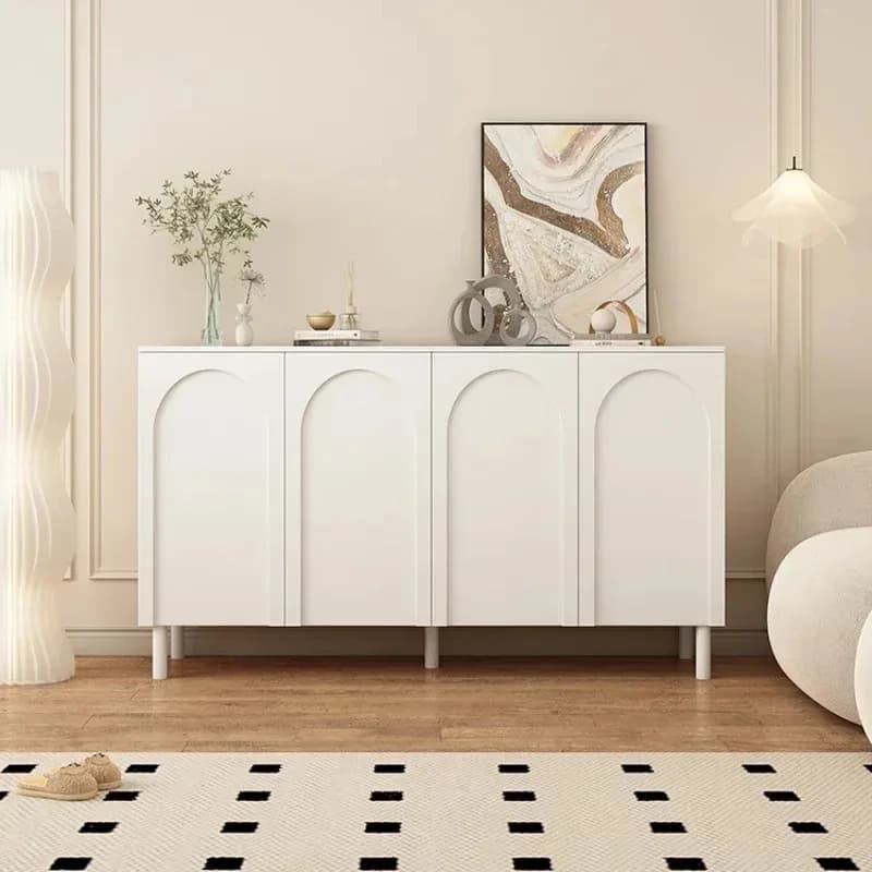 Large Beutiful Wood Shoe Cabinet White Design House Hotel Storage Shoe Rack Space Saving Display Szafka Na Buty Home Furniture