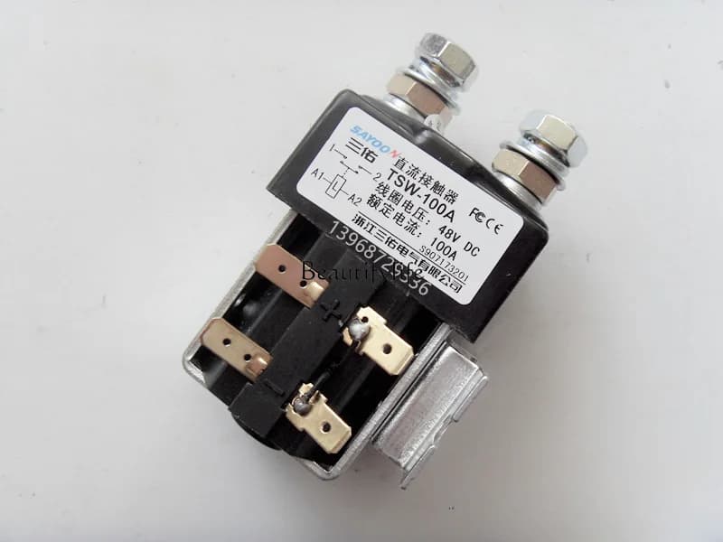 100A 200A 300A 400A Sanyou DC Contactor DC12V 24V 36V 48V 60V