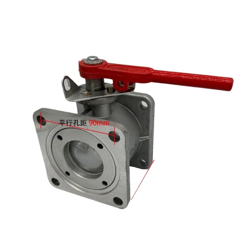 Sprinkler Sewage Suction Truck  Straight Through Square Ball Water  Accessories Aluminum Alloy Tanker Fire Ball Valve