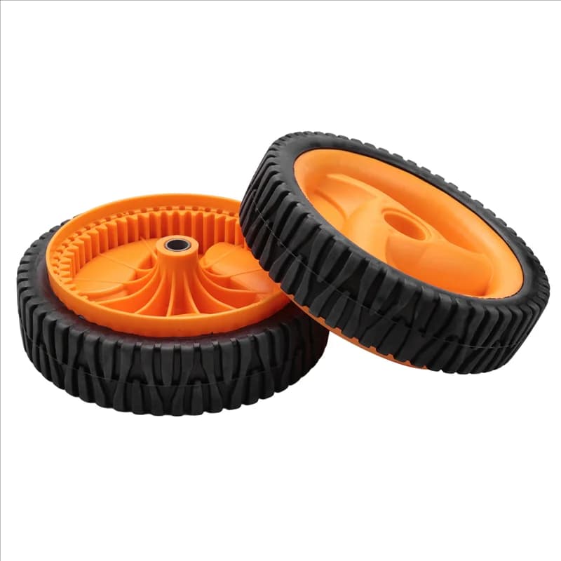 2 Pack 196 MM Lawns Mowers Wheels For Husqvarnaas Mccullochs 5324025-67, 5324029-36, 532402567, 532402936
