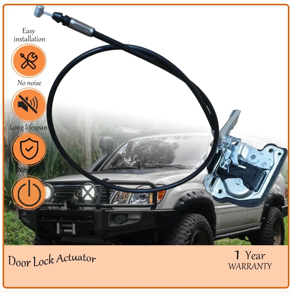 Left-Side Rear Tailgate Lock Latch, shock-resistant built to suit 1998-2007 LX470 and Land Cruiser,oem 69390-60040,6939060040