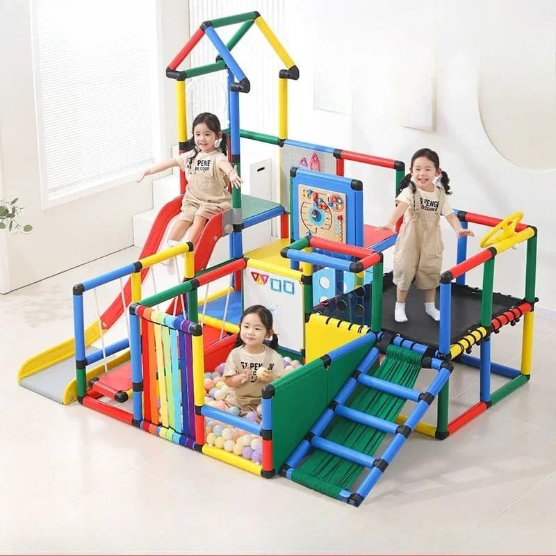 Indoor children's baby small ladder, multi-functional combination slide