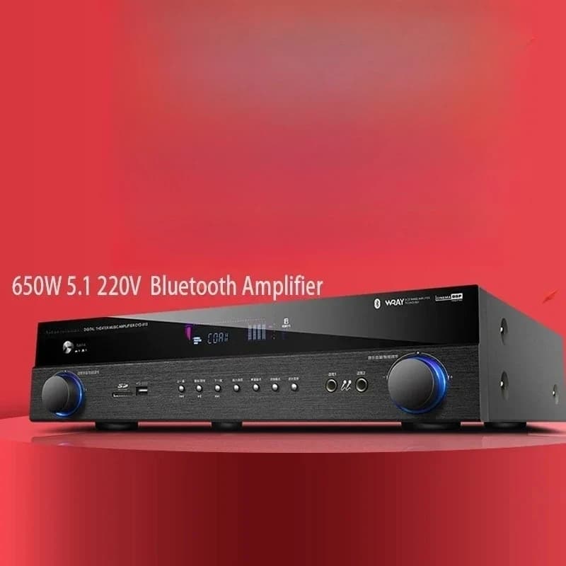 650W Blueteeth Amplifier Audio 5.1 High Power Professional HIFI Karaoke Fever Digital 220V Home Theater System Amp