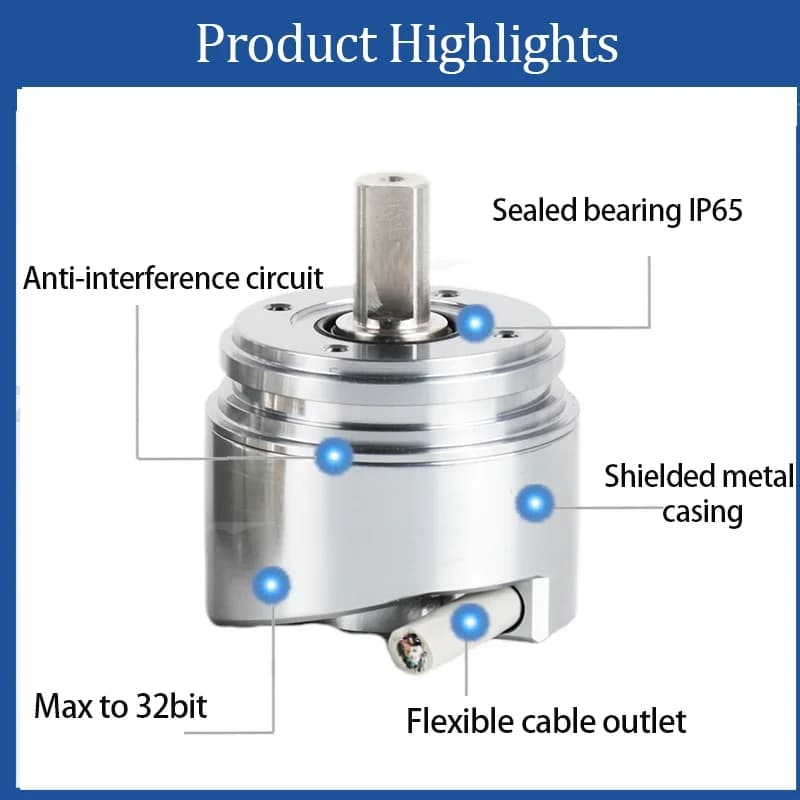Absolute angle encoder accept customization SM39 RS485 single-turn multi-turn rotary encoder absolute rotary encoder