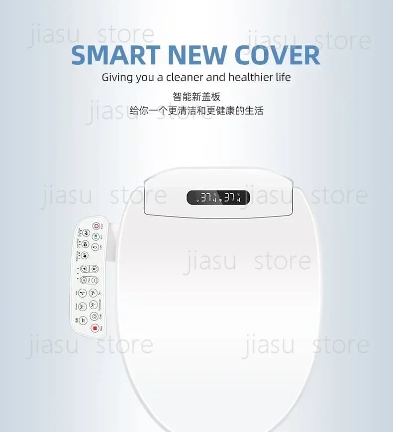 Intelligent Instant Heating Bidet Toilet Seat Automatic Electric Heated Bathroom Seat Cover