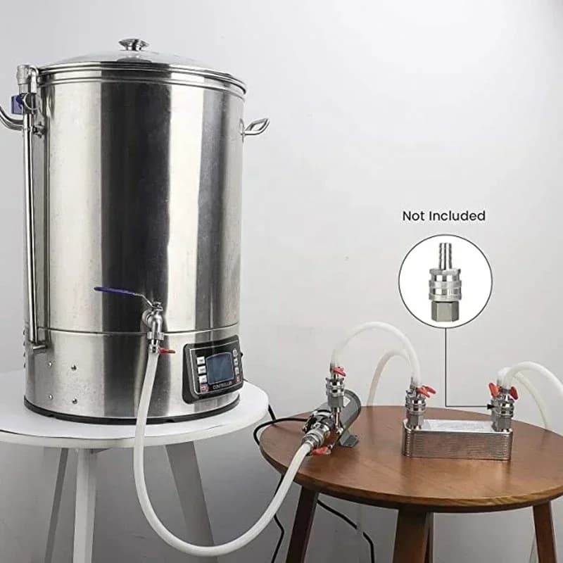 Stainless Steel All-in-One Microbrewery 40L 60L Home Brewing System with Mash Tun Craft Beer Making Machine for Brewing Beer
