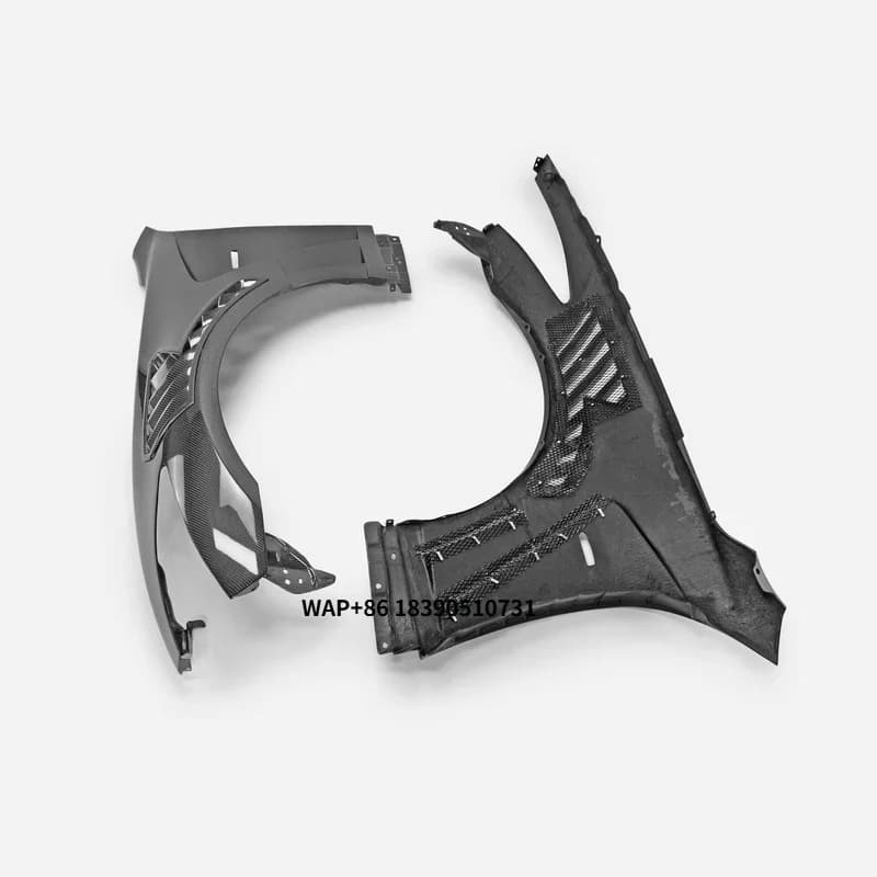 Carbon Fiber Fibre Bumper Front Fender Vents for Infiniti G37 Coupe 2-Door 2008-2015