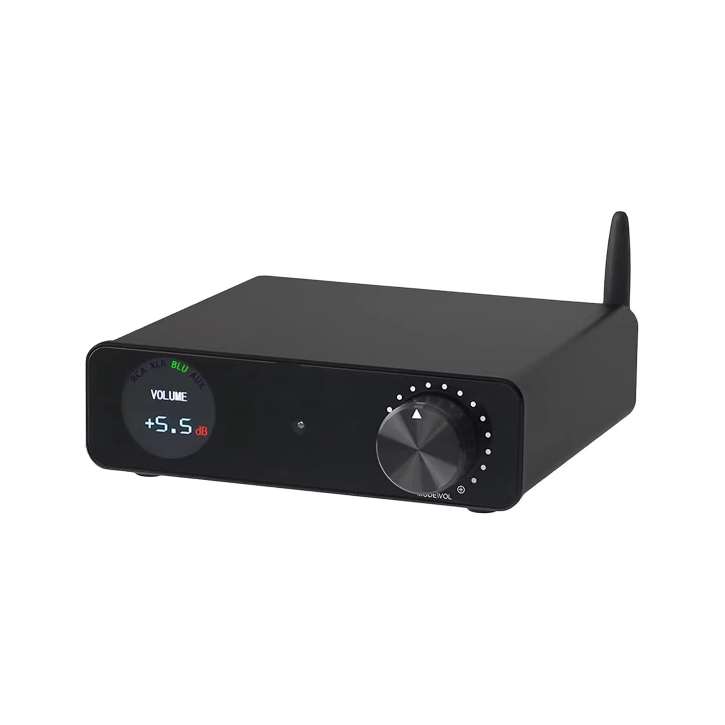 D325Q Fever Level Multi-functional Blue-tooth Digital Hifi High Power TPA3255 Home Remote Control Audio Power Amplifier