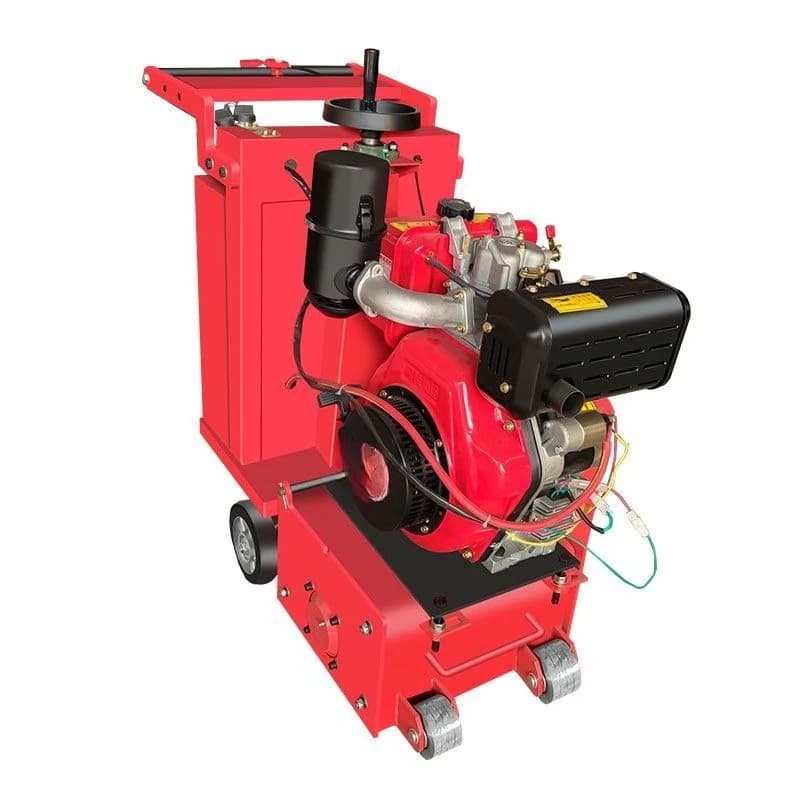 Electric concrete floor milling machine, construction firewood cement floor chipping, small mechanical hydraulic hair