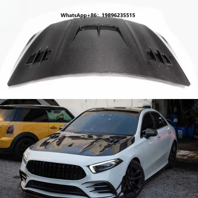 Hight Quality Carbon Fiber Engine Hood Bonnet for CL Class W118 CLA 35 45 Carbon Fiber CLA45 W118 Hood