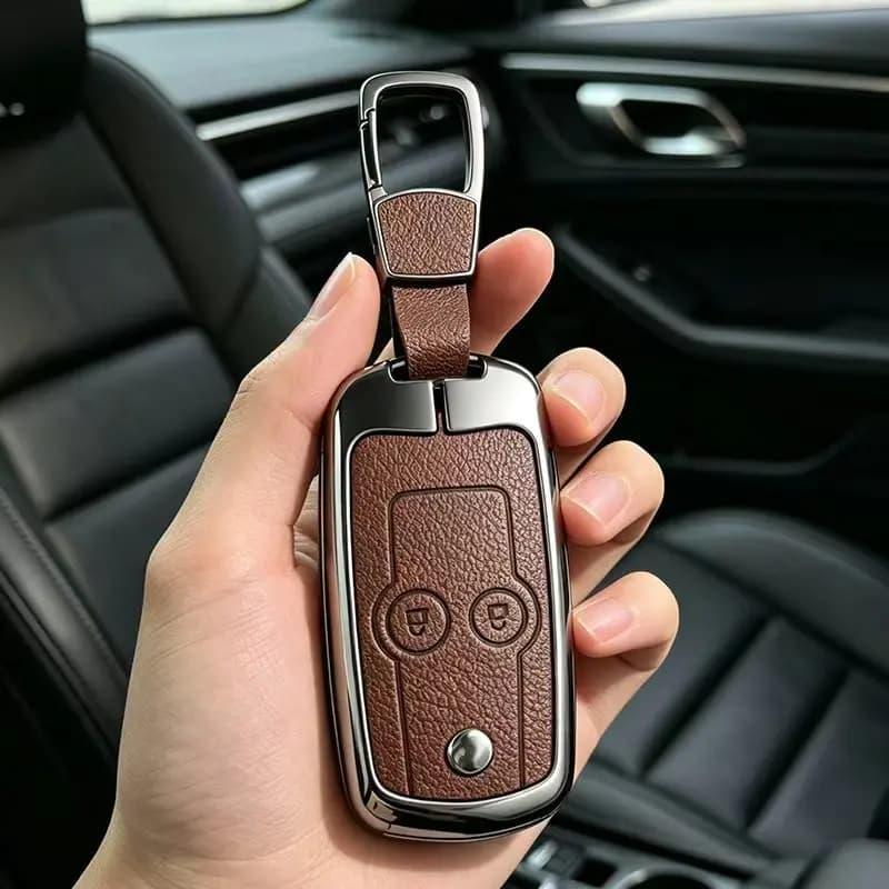 Metal Car Key Case Cover Fob For Honda Civic Fit Accord CRV HRV Jazz Odyssey For Acura TL TSX ZDX RSX CRZ Protection Shell