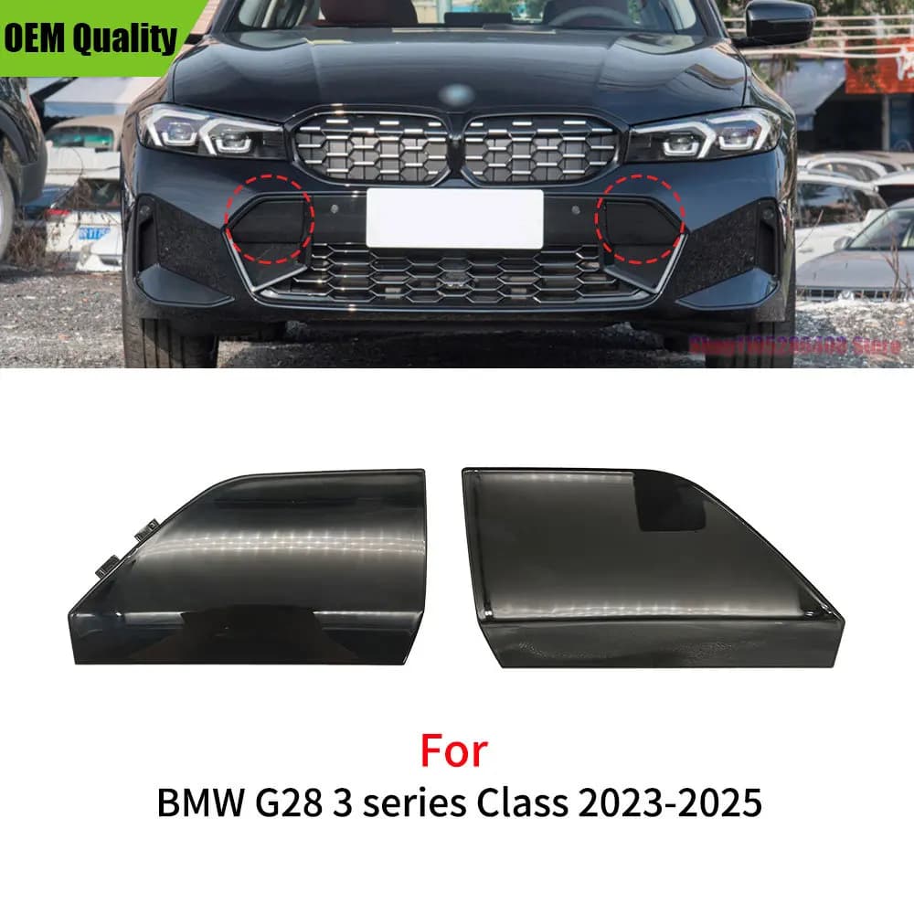 Car Front Bumper Tow Hook Cover Cap Black For BMW G20 G21 2022-2024 320 323 325 330i 51118085456 For BMW 3Series M Sport