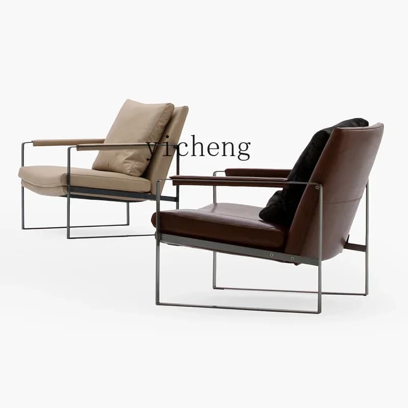 v9.3-Living Room Sofa Chair Balcony Nordic Recliner Single Sofa Light Luxury Leisure Chair