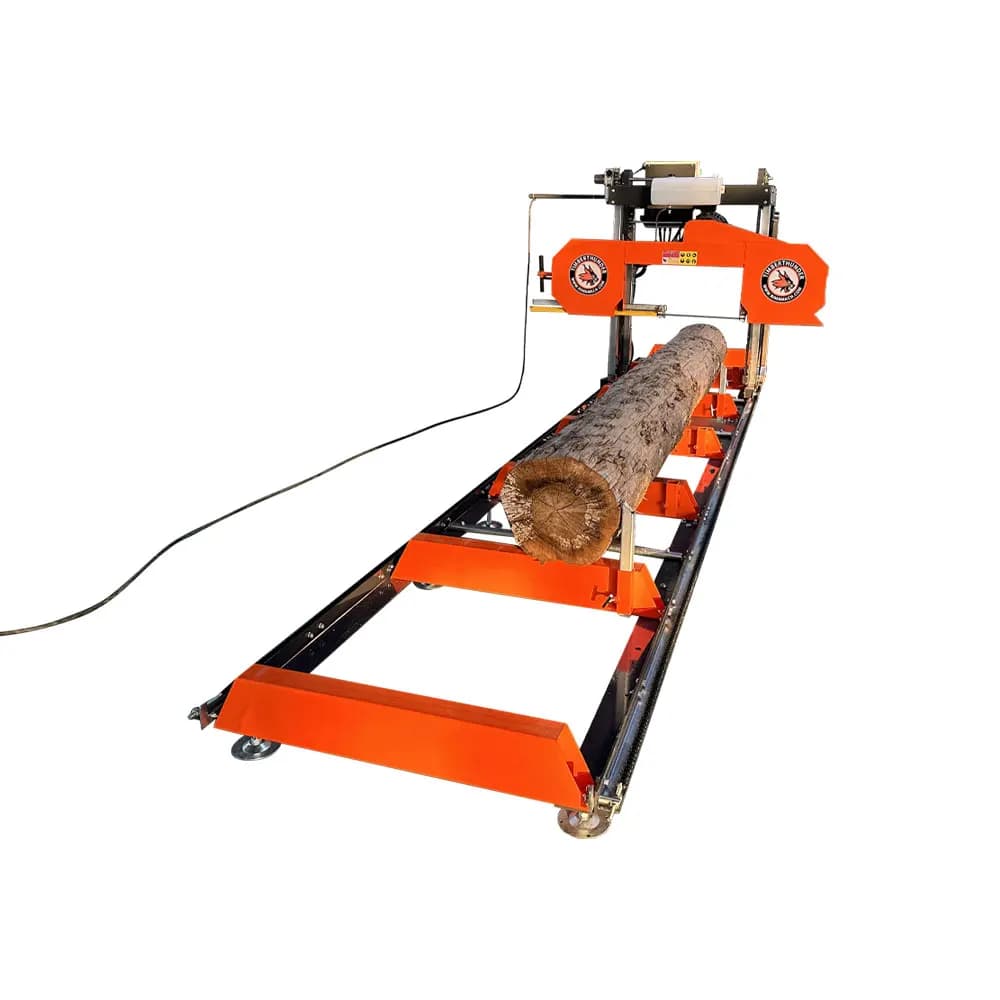 18G 2024 Most Popular  30HP 27HP Woodworking Horizontal Saw Machines Saw Mill Portable Sawmill for Timber.