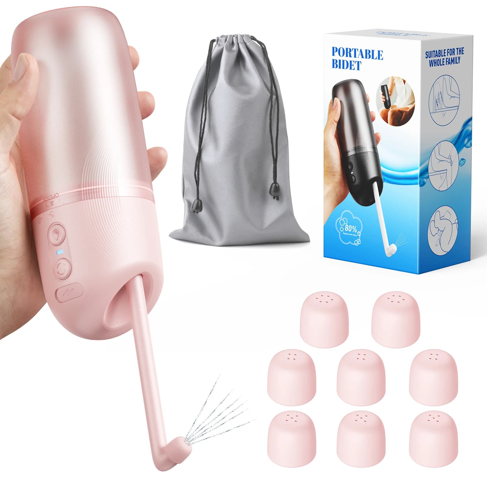 B20 New Factory Delivery Personal Hygiene Travel Bidet 250ml Portable Bidet for Van Life Sustainable Personal Hygiene Products