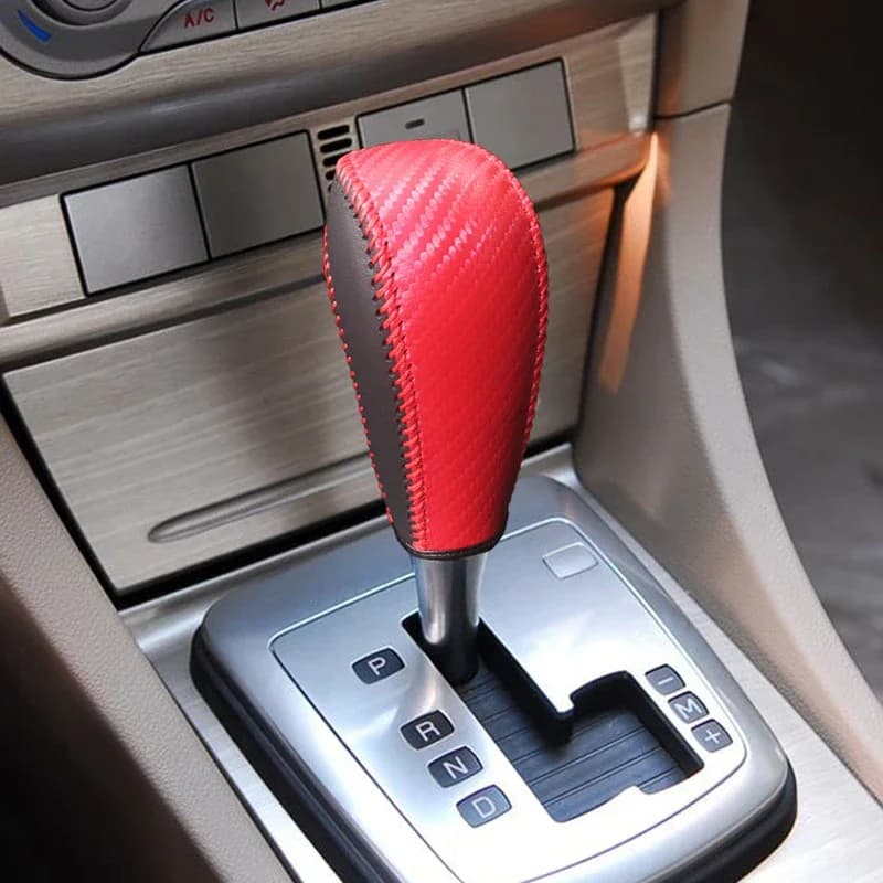 For Ford Focus Mk2 2005-2014 Ford Mondeo Fusion Fiesta 2008-2012 Car Leather Gear Shift Knob Cover Gearbox Handle Cover Anti Scr
