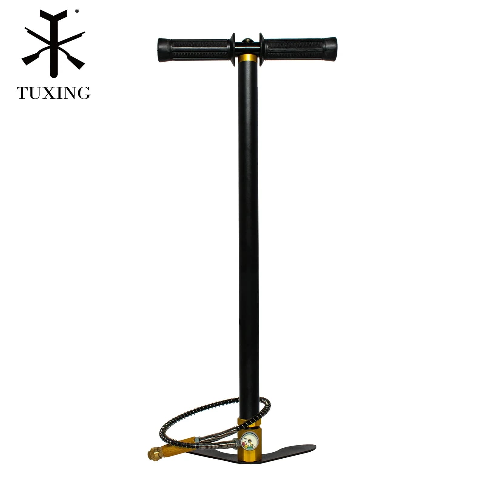 OEM Convenient Top Quality Three Stage Fixed Pedal High Pressure 300bar 4500psi 30Mpa HPA PCP Hunting Paintball Hand Pump