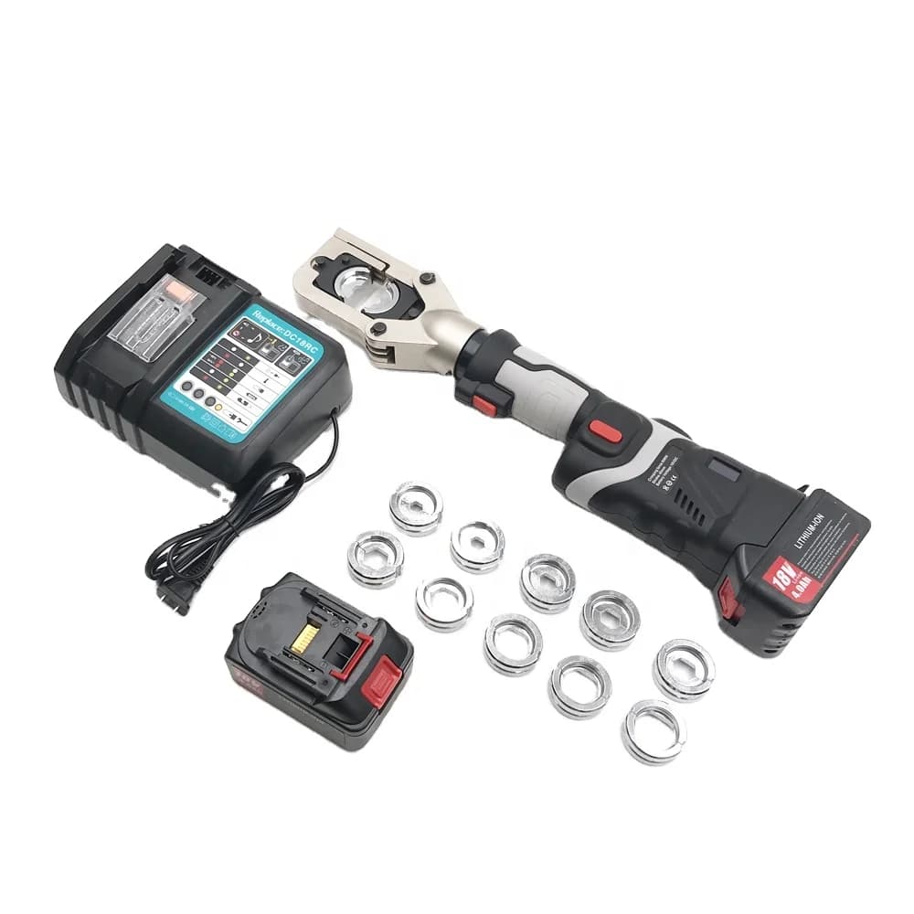 ES-60UNV Electric Hydraulic Crimping Tool 6T Battery Powered 3 in 1 Cable Cutting Crimping Punching Tool