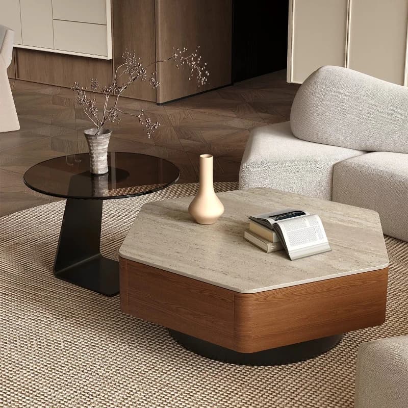 Antique Aesthetic Coffee Table Modern Designer Living Room Decoration Coffee Table Minimalist Nordic Meubles Home Furniture