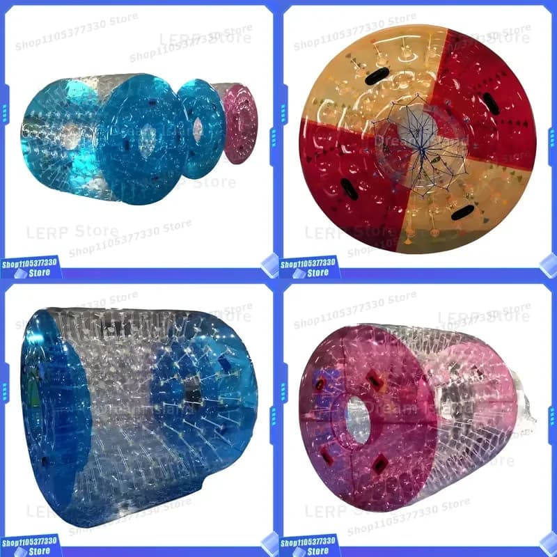 Hot Sale Transparent Inflatable Cylinder Water Walking Roller Inflatable Water Walking Ball