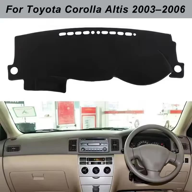 Dashboard Cover Dash Mat For Toyota Corolla Altis 2003-2006 Anti-Glare Non-Slip Sun Shade Interior Protector