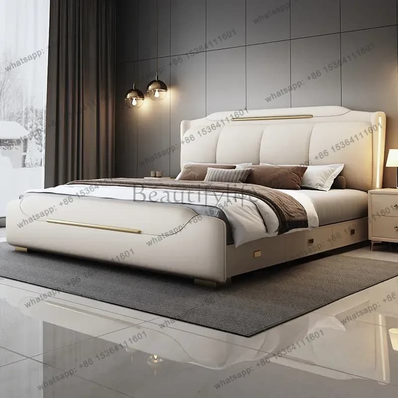 ld Double Baby Bed Bedroom   Luxury Modern Mobile Princess Sleeping Design Bed Wooden Letto Matrimoniale Hotel Furniture