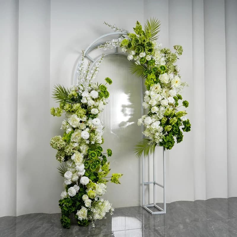 New product simulation flower ornament arrangement set scene arrangement wedding scene fake flower hanging finished floral