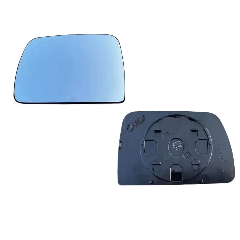 Left & right side blue and white heated rearview mirrors For BMW X5 E53 1999 2000 2001 2002 2003 2004 2005 2006