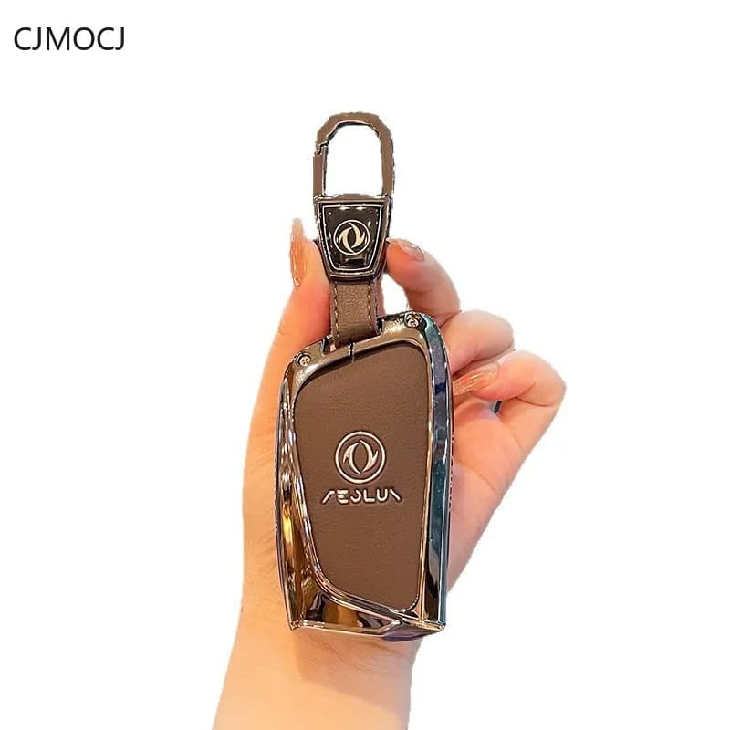 Premium Zinc Alloy Key Cover Case for Dongfeng Aeolus L7/SKY EV01/Haohan/AEOLUS Haoji/Shijie 06 (2024 - Protective Key Fob Shell
