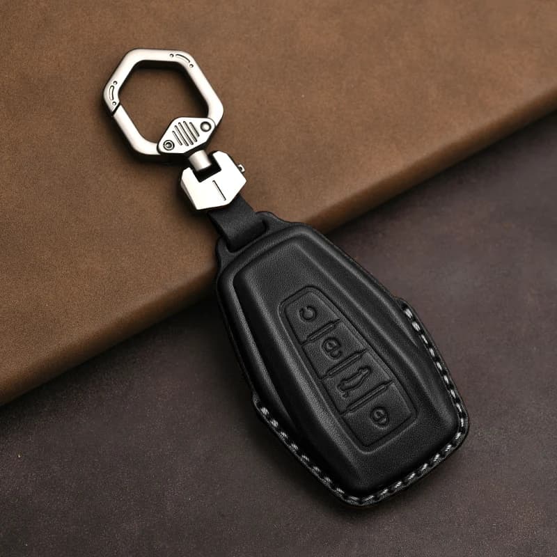 Genuine Leather Protector for Geely Coolray X6 Emgrand Global Hawk Gx7 X50 X70 X7 Ex7 Gc9 Key Case Cover Fob