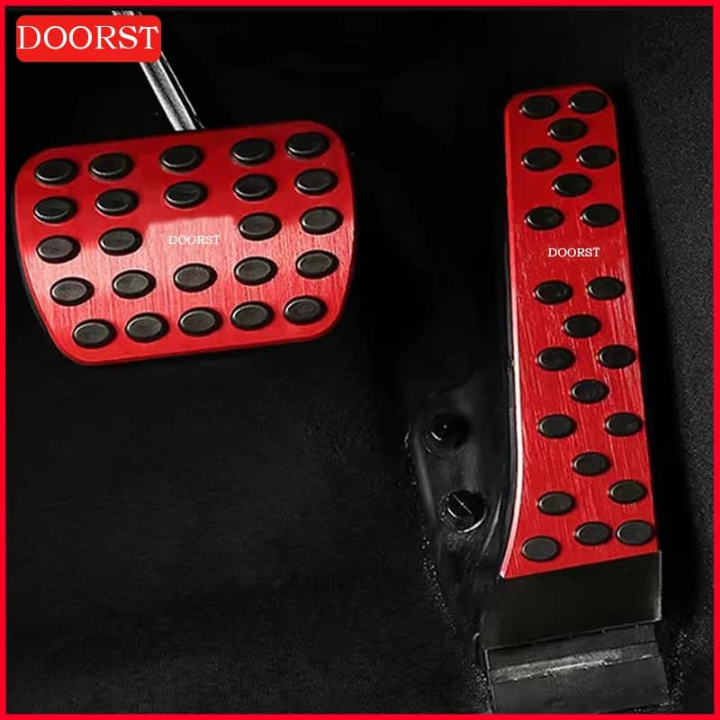 For Mercedes C E GLC Class W206 W214 X254 Car Brake Auto pedal Cover Interior Modified Decorative Accessories