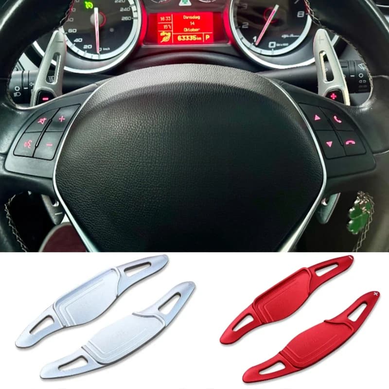 For Alfa Romeo Giulietta MiTo 2011-2019 Fiat 500L 2013-2017 Aluminum alloy Car Steering Wheel Shift Paddle DSG Extension