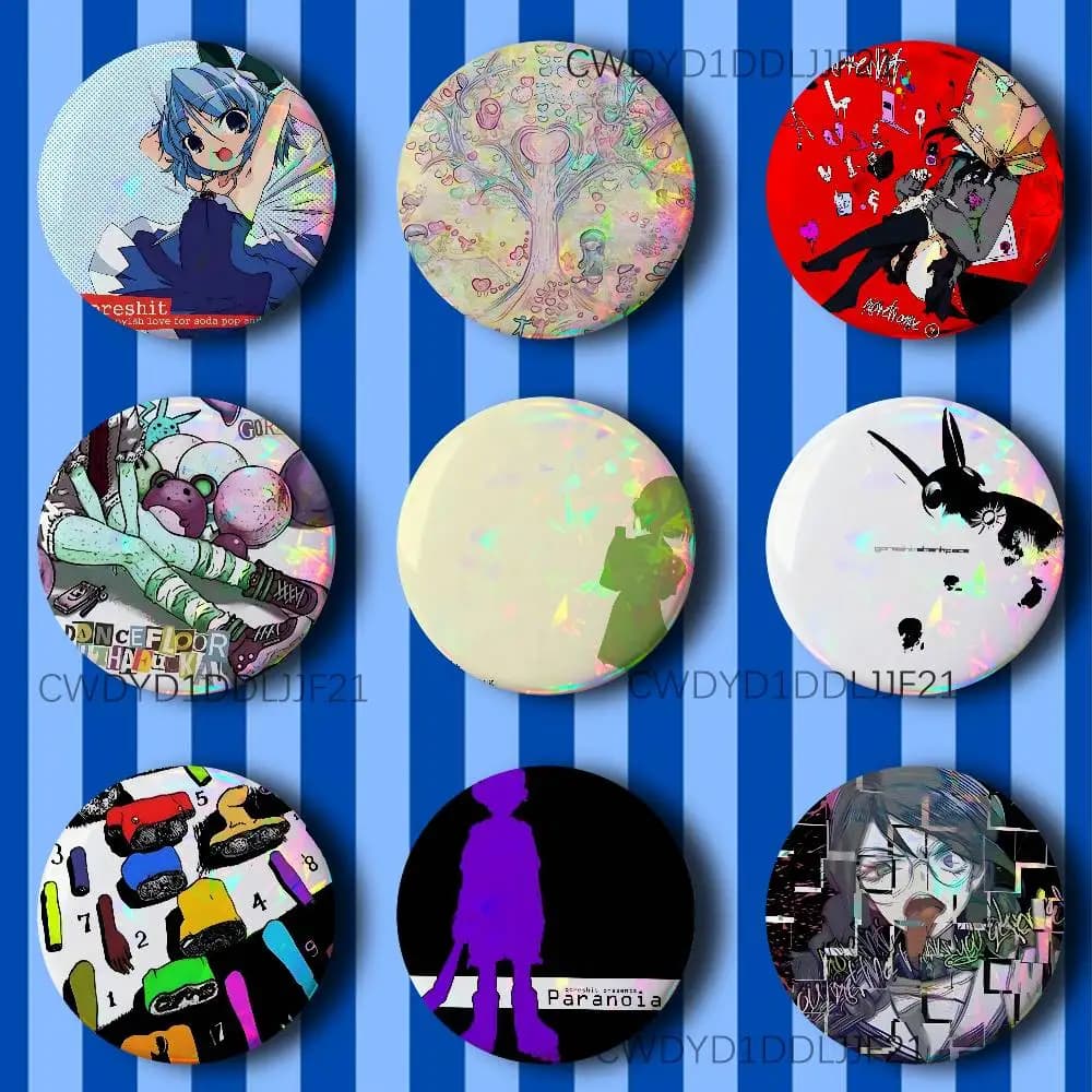 G-Goreshit Album Cover  Badge Handmade Button Brooch for Backpack Hat Shirt Accessories Gifts