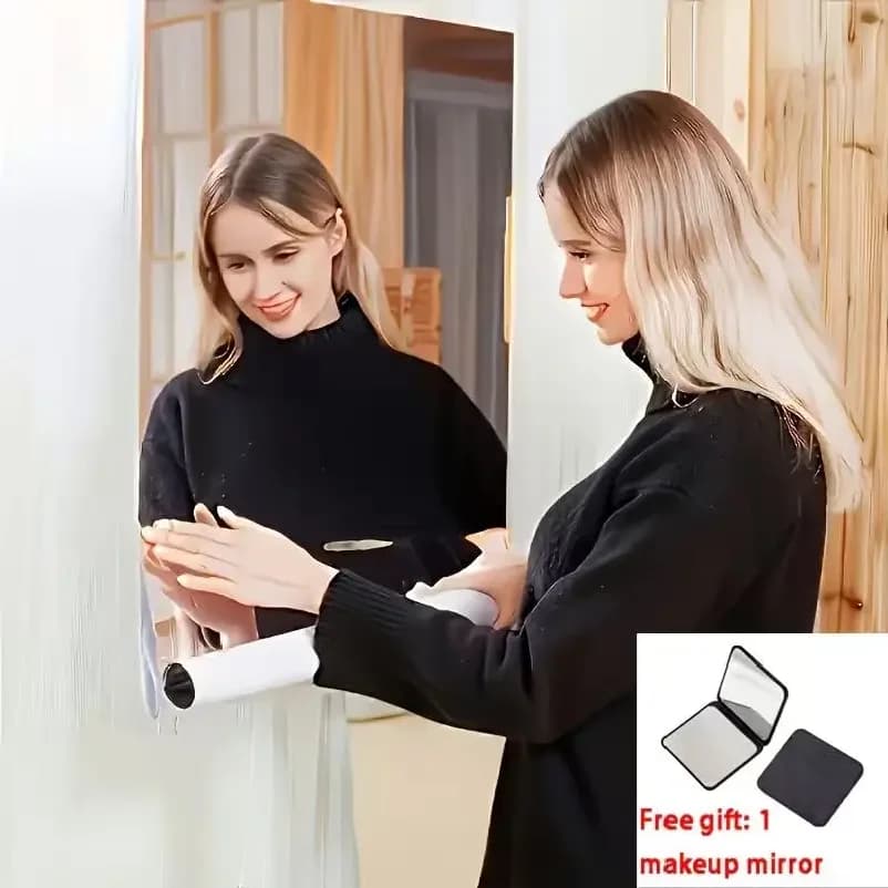 Mirror Wall Stickers Self-adhesive Square Soft Mirror Sticker DIY Acrylic 3D Wall Decal Stickers for Living Room Bathroom Decors