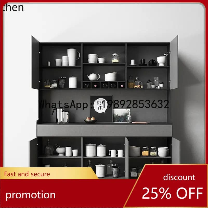YFY  Nordic Sideboard Cabinet Home Cabinet Modern Simple Storage Coffee Machine Entryway Cabinet Living Room