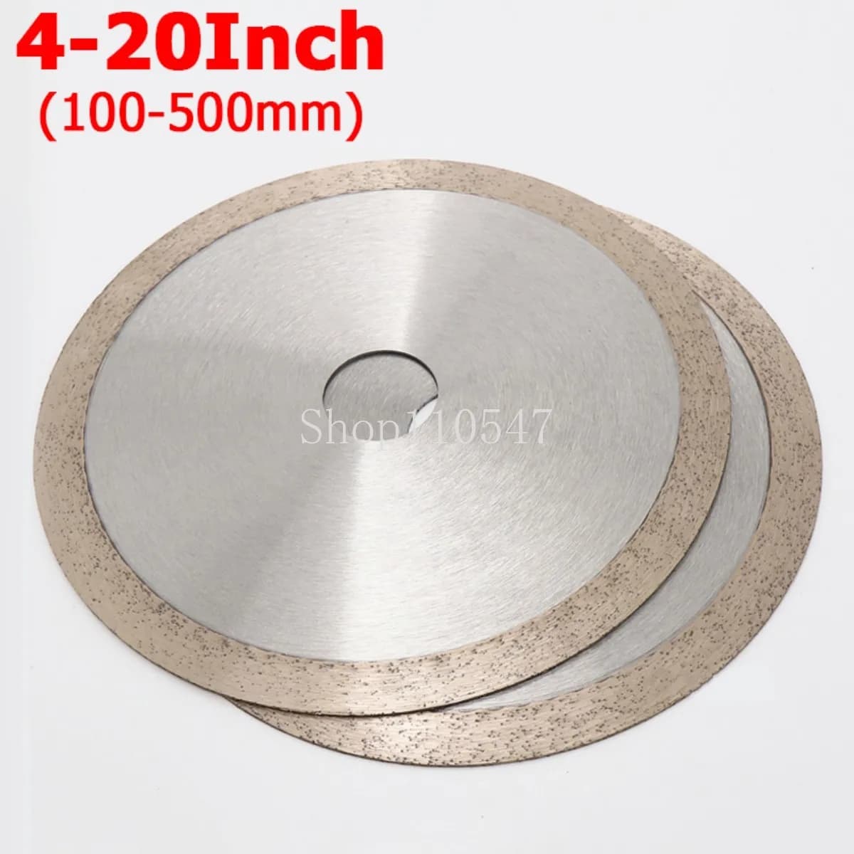 1Pcs 4~20 Inch Diamond Circular Saw Blade No Tooth 60/100/110/150/160/175/180/200/250/300/350/400/450/500mm Cutting Arbor Disc