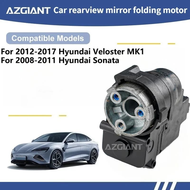 AZGIANT Car Wing Mirror Authentic Folding Motor Power Assembly For 2012-2017 Hyundai Veloster MK1/2008-2011 Hyundai Sonata R/L