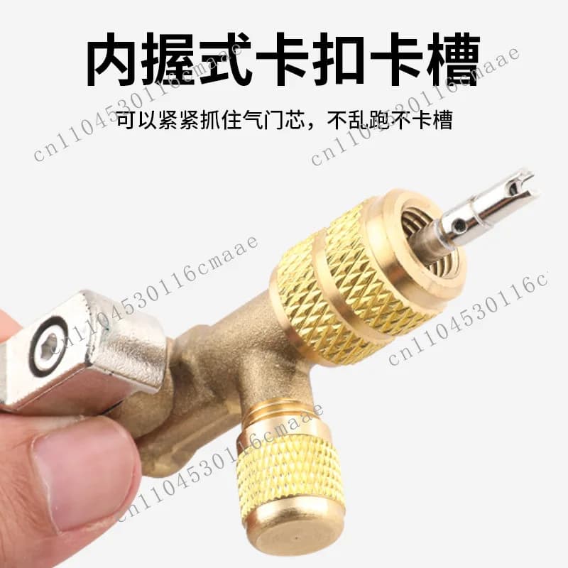 Home Air Conditioner Valve Core Removal and Replacement Tool HS1430 Repair Wrench Outdoor Unit No Need To Place Refrigerant