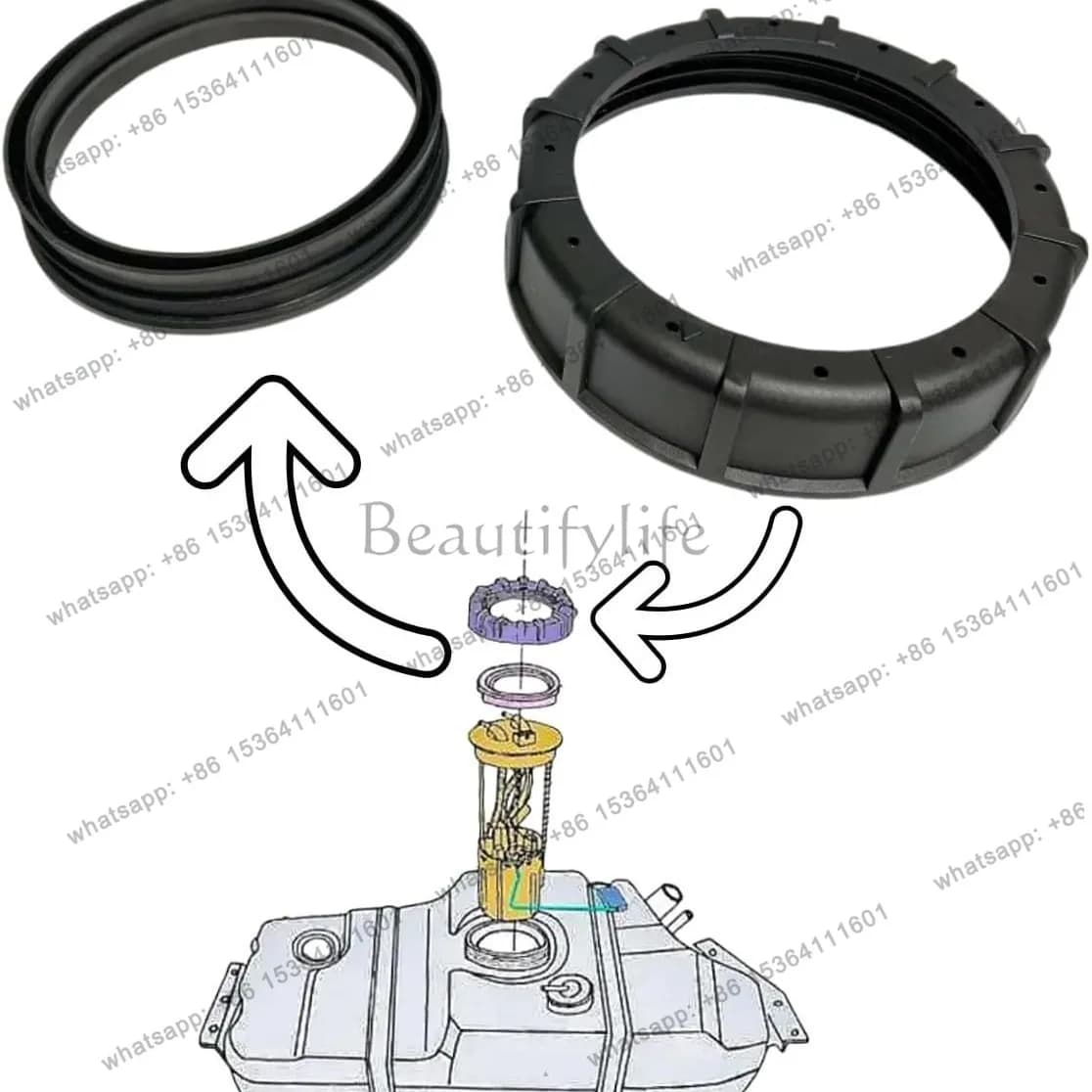 17343-JG00A 17342-79900 Fuel pump assembly upper cover gasket 1734279900