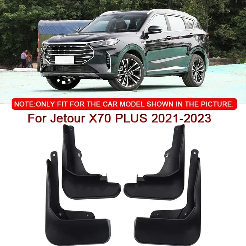 For Jetour X70 PLUS 2021-2023 Car Styling ABS Car Mud Flaps Splash Guard Mudguards MudFlaps Front Rear Fender Auto Accessories