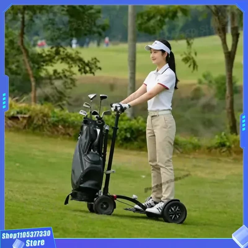 1600W Foldable Electric Golf Cart Trolley Aluminum Lithium Ion Battery 4 Wheels Outdoor Scooter Latest Design 2026 Model