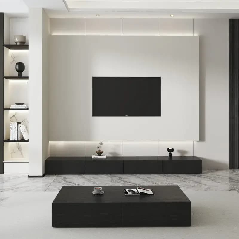 Reliable Premium Luxury Sleek Tv Cabinet Floating Sophisticated Metal Distinctive Rustic Tv Cabinet Mueble Sala Room Furniture