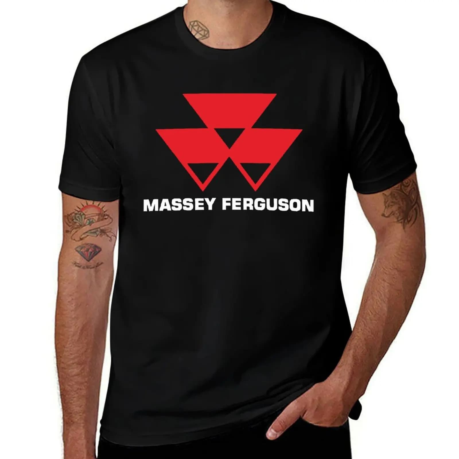 Best seller massey ferguson logo merchandise T-Shirt man t shirt summer T-Shirt