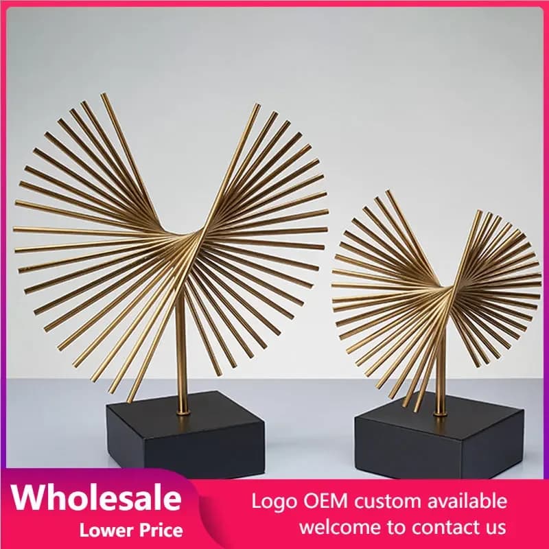 Luxury Classical Figurine Home Furnishing Decoration Craft Store Table Sculpture Ornament Office Lobby Desk Decoration