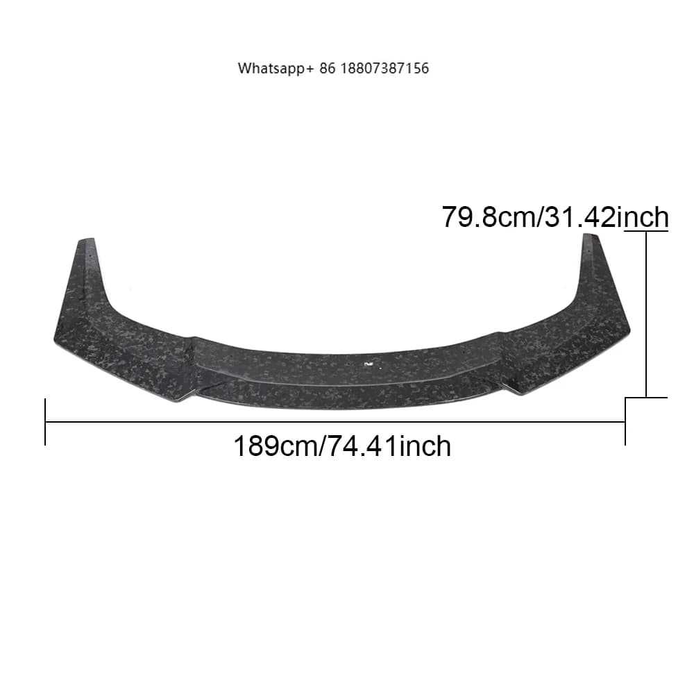 Dry Carbon Fiber Front Bumper Lip forLamborghini Huracan LP600 LP610 Coupe 2-Door 2014-2016