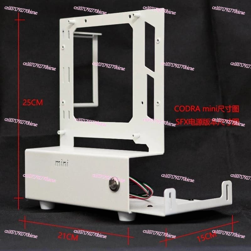 ITX Open Mini Chassis, Portable Host, Simple and High-value Sea View Room
