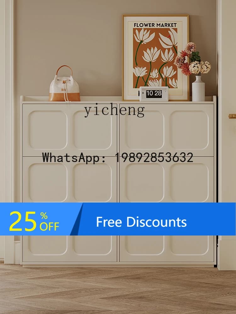 AA  ultra-thin tipping bucket shoe cabinet  into the home cabinet at the home door is extremely narrow