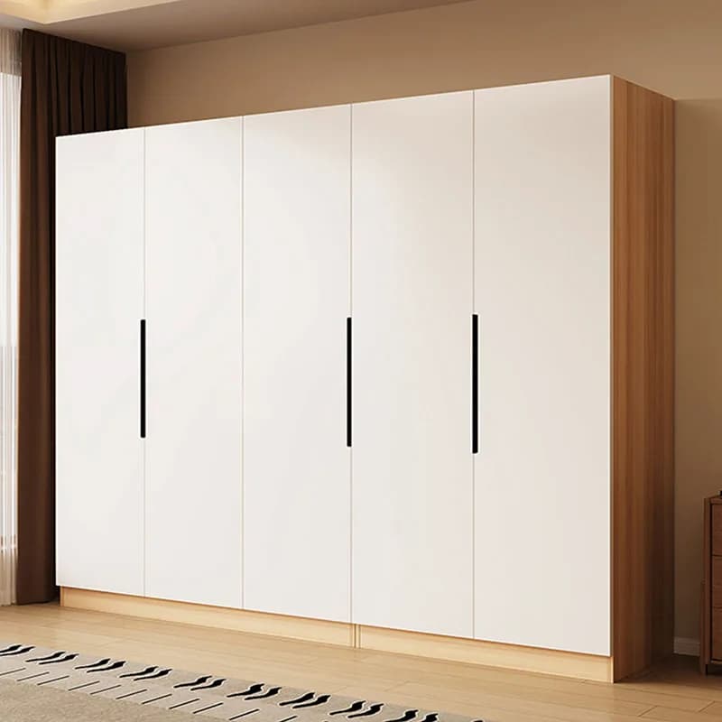 Modern Open Wardrobe Kids Fabric Wooden Partitions Cupboard Organizer Storage Closet Bedroom Guarda Roupa Lounge Suite Furniture