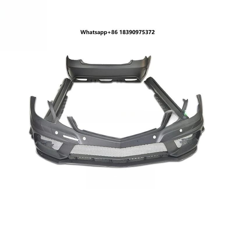 W207 PD Style Exterior Body Kit for E Class Coupe 2-Door 2010-2013 Fiberglass Front Rear Bumper Conversion